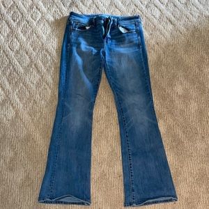 Women’s AE bootcut jeans, size 10, stretch X